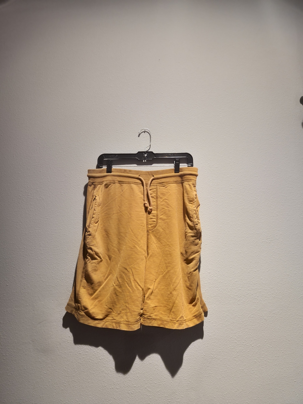 Free Planet Men's Mustard Drawstring Athletic Shorts